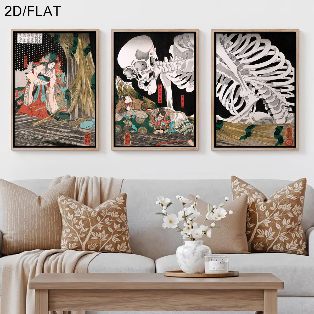 Home Decor Design Interior - 3pcs 레트로 일본 타키야샤 마녀 &