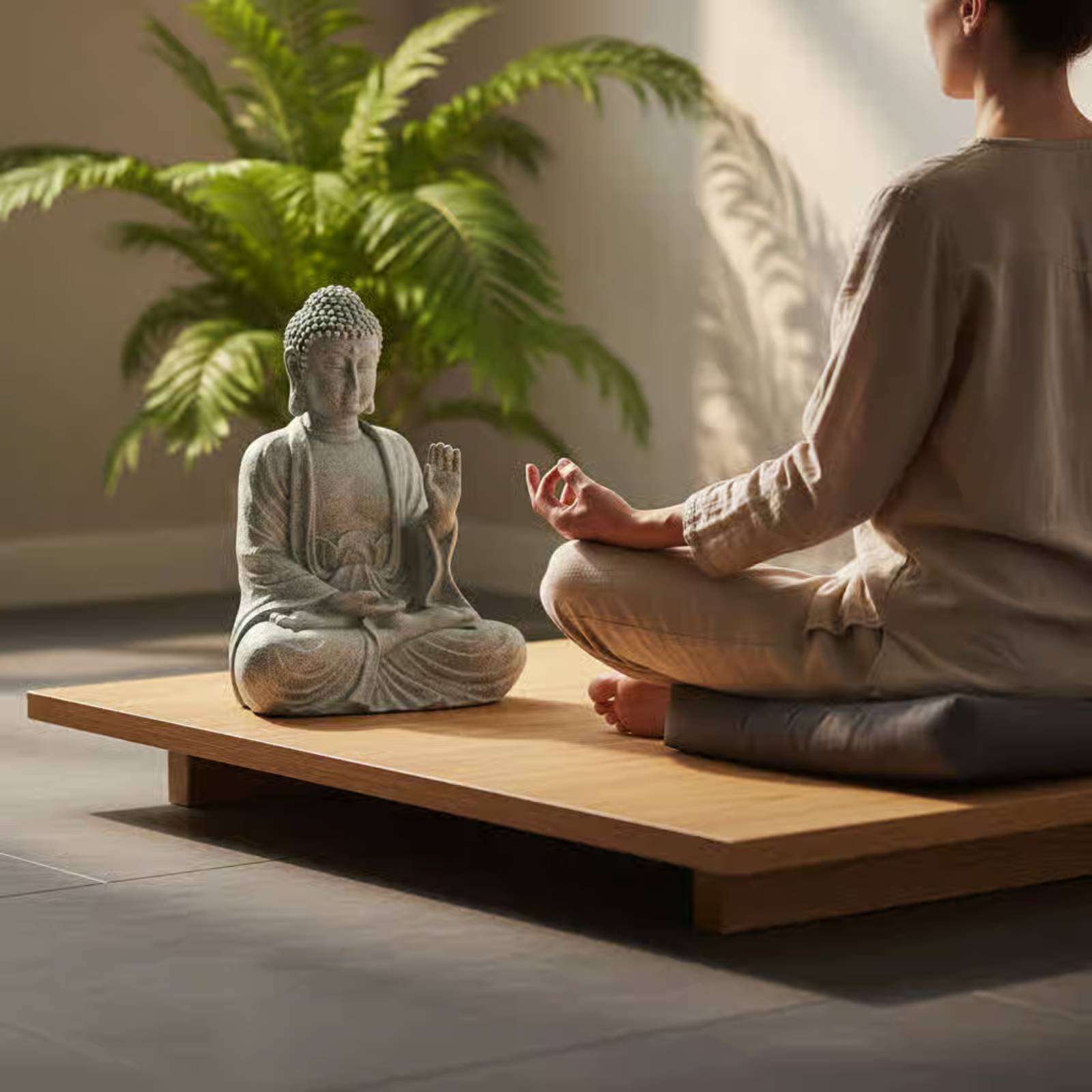 Home Decor Zen - 3개 세트 석불 장식품 차 장식품