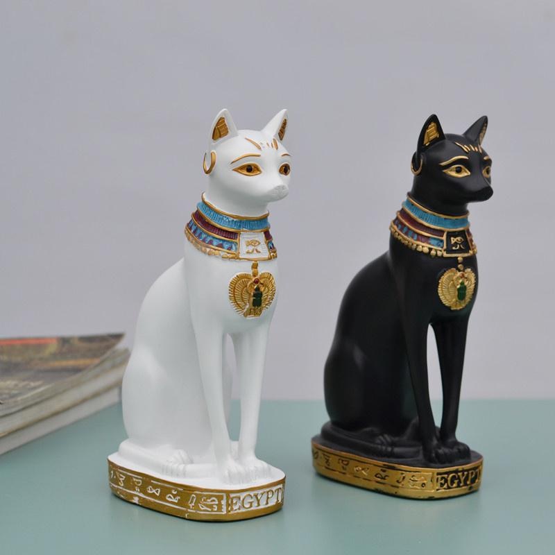 Home Decor Egypt - 고양이 동상 장식 이집트 고양이 입상