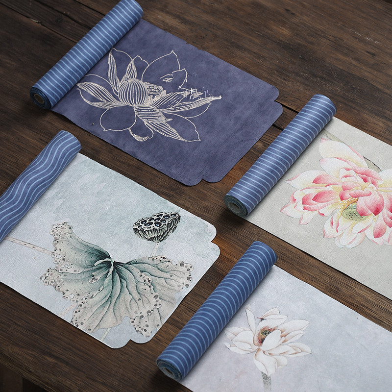 Linen Table Runner - 면 린넨 공예 테이블 러너 중국풍