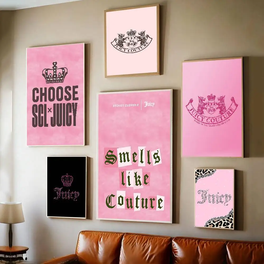 Abstract Oil Painting - J-Juicy Cool C-Couture DIY 스티커 포스터