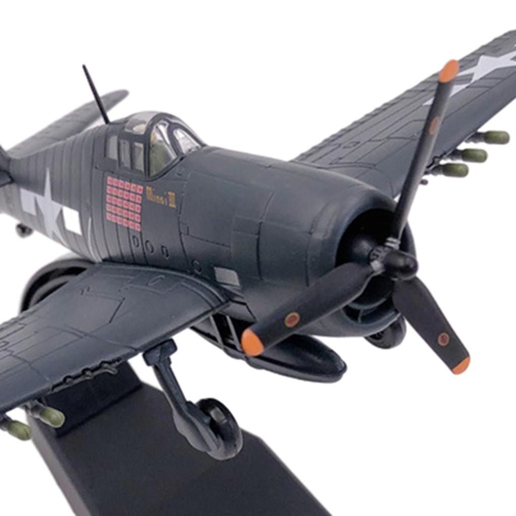1/72 합금 다이캐스트 F6F 미국 항공 모델(스탠드 - Home Decor Usa 리뷰 및 가격