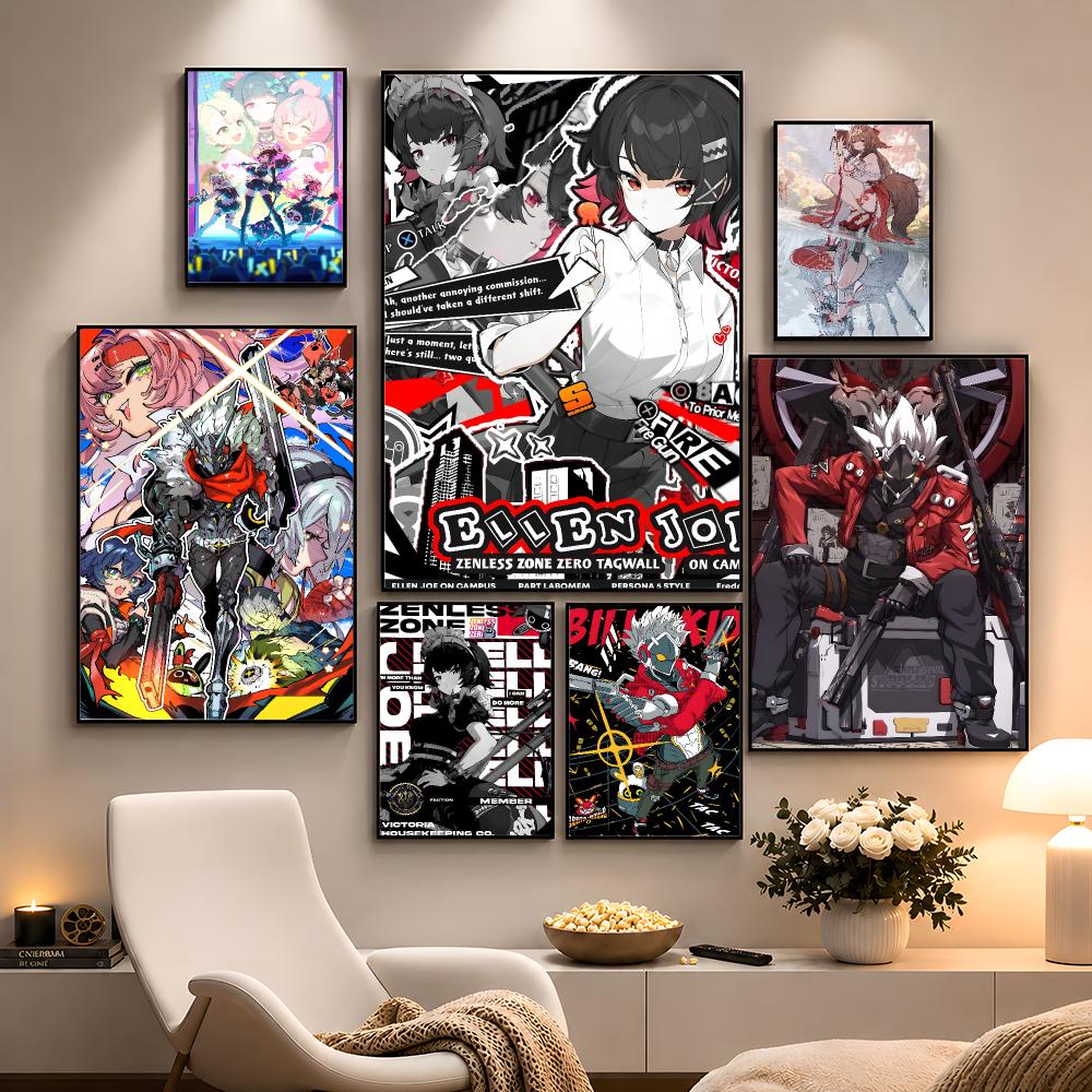 게임 젠리스 존 제로 ZZZ 액션 RPG 포스터 붙였다 - Home Decor Zone 리뷰 및 가격