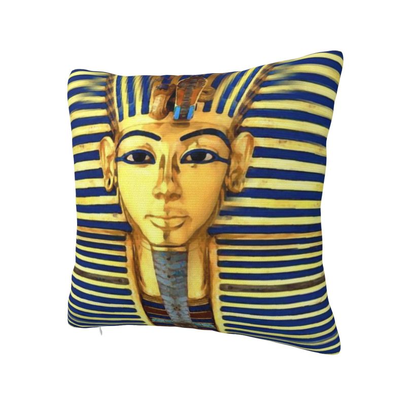 럭셔리 파라오 킹 투트 골드 라피스 쿠션 커버 부드러운 - Home Decor Egypt 리뷰 및 가격