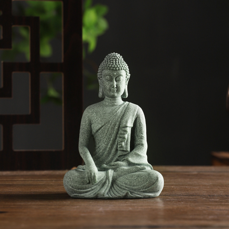 부처님 정원 동상 물고기 탱크 장식 미니 불교 입상 책 - Home Decor Zen 리뷰 및 가격