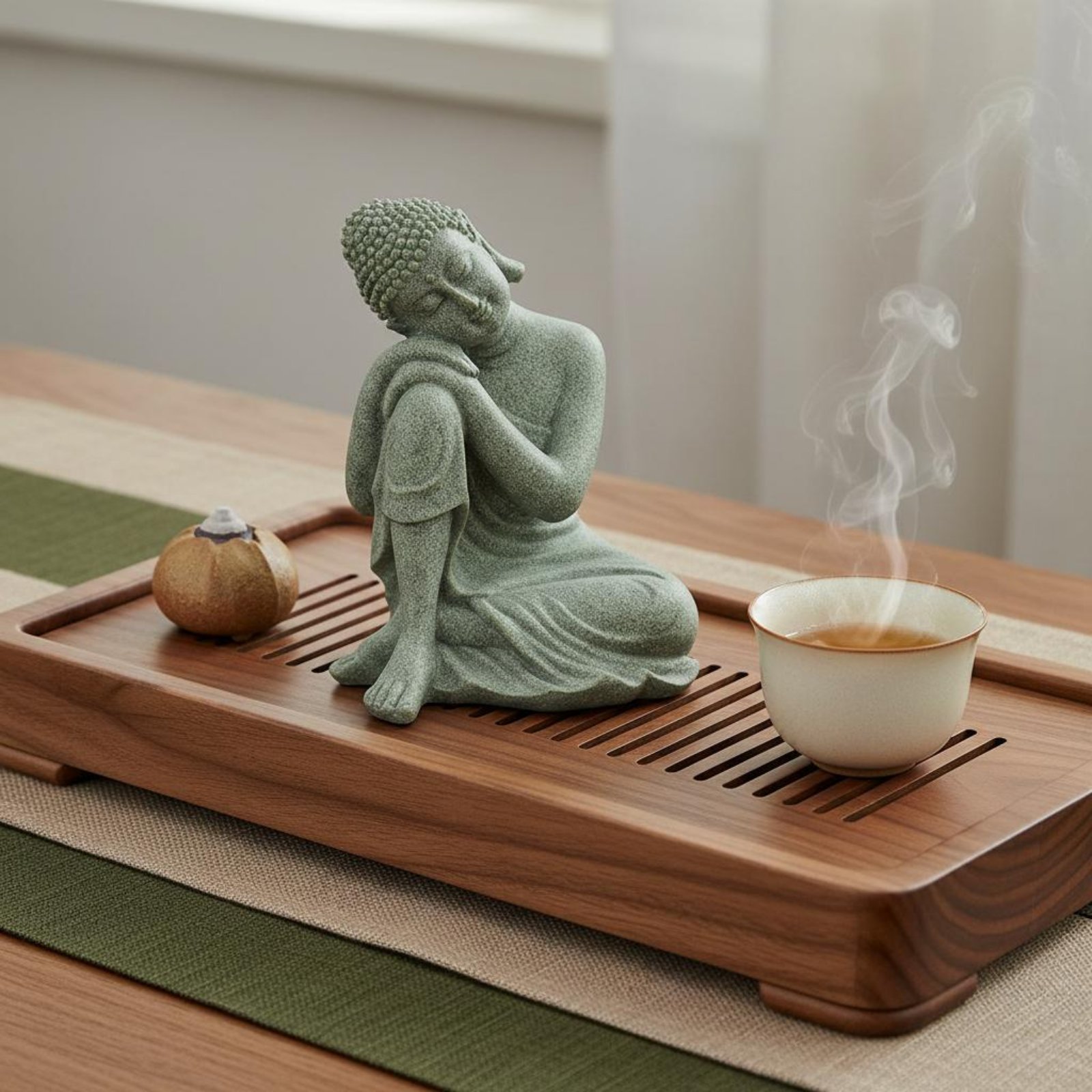 3개 세트 석불 장식품 차 장식품 선(禪) 인형 세트  - Home Decor Zen 리뷰 및 가격