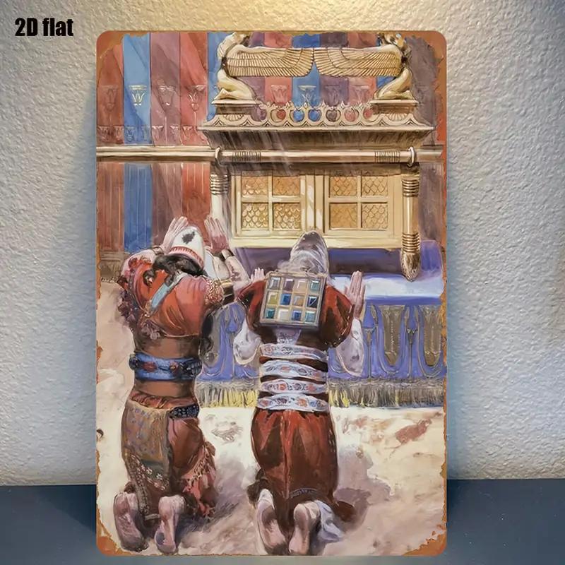 CIFBUY 소박한 성경 장면 금속 벽 예술 가정용 주 - Home Decor Wall Art 리뷰 및 가격