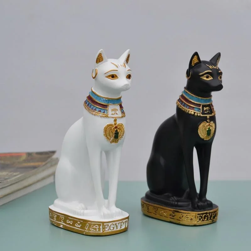 고양이 조각상 장식 이집트 고양이 입상 조각상 장식,  - Home Decor Egypt 리뷰 및 가격