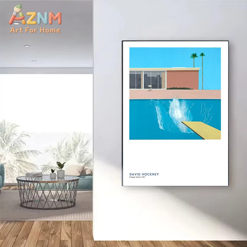 추상 확장형 컴포트 존 수영장 포스터 캔버스 그림 벽  - Home Decor Zone 리뷰 및 가격
