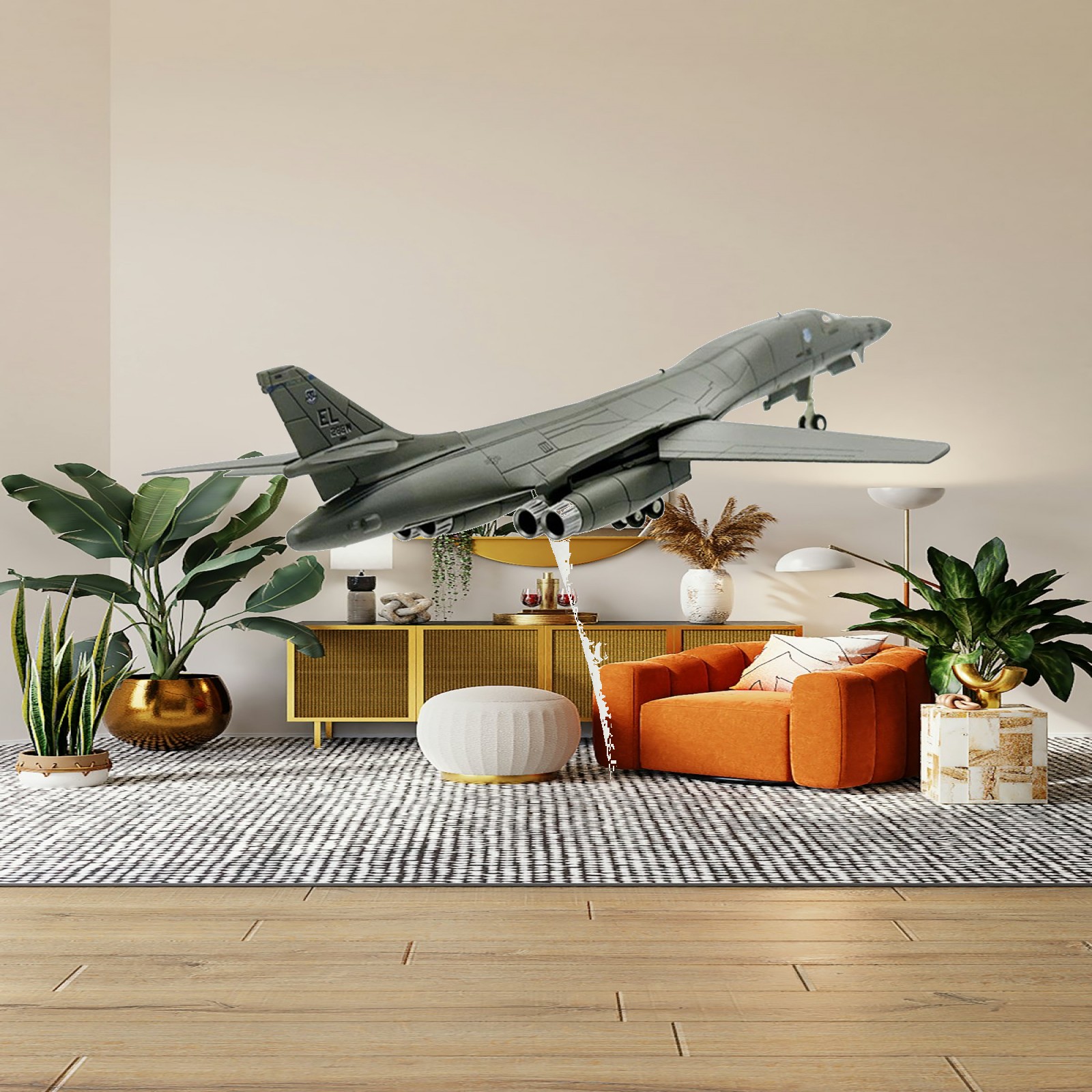 1/200 미국 B-1B 폭격기 성인용 선물 데스크탑  - Home Decor Usa 리뷰 및 가격
