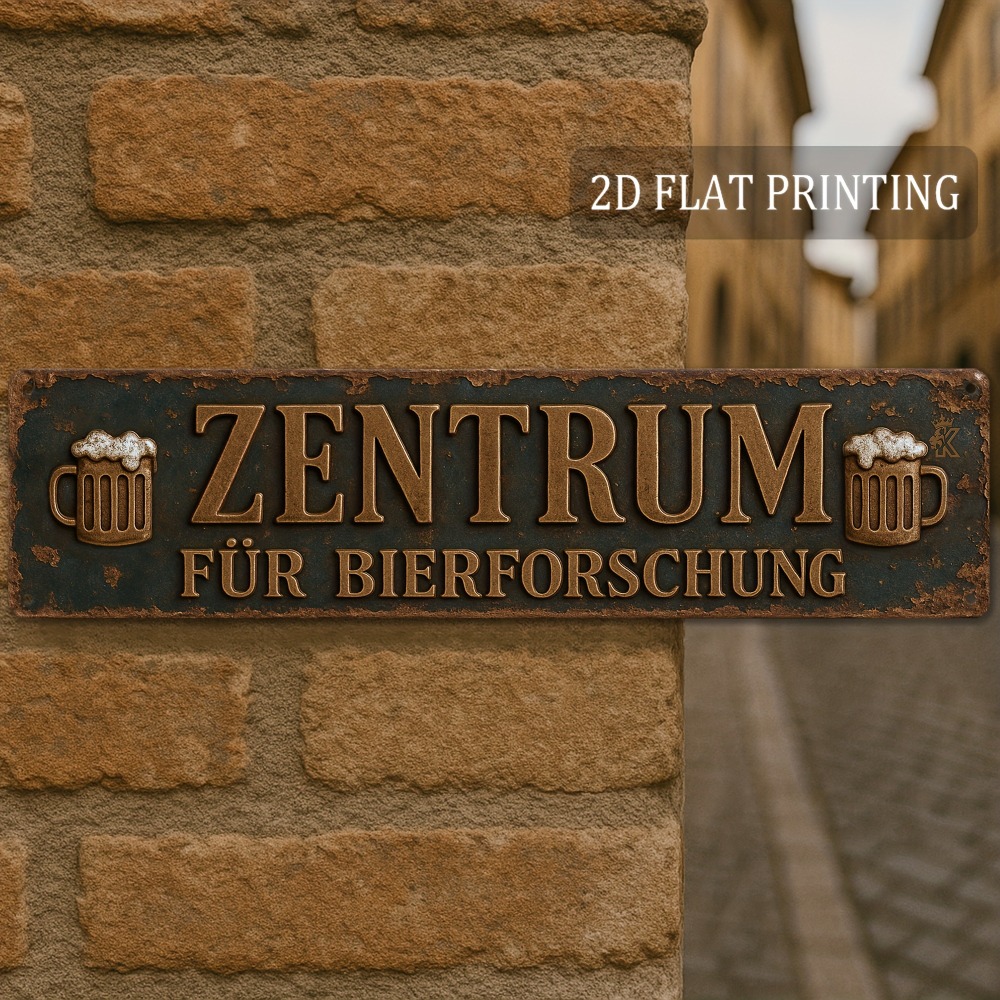 2D 플랫 재미있는 맥주 연구소 금속 간판, 빈티지 독 - Germany Home Decor 리뷰 및 가격