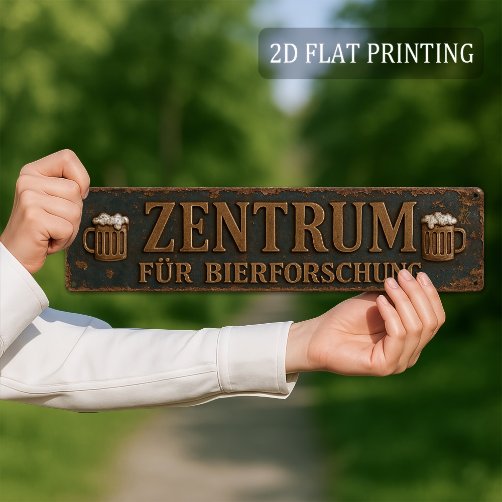 2D 플랫 재미있는 맥주 연구소 금속 간판, 빈티지 독 - Germany Home Decor 리뷰 및 가격