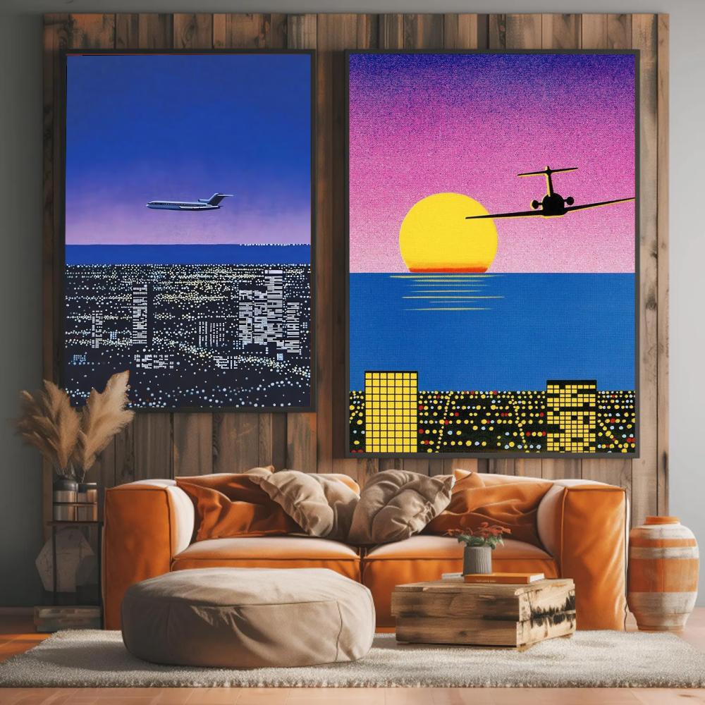 1pc 프레임리스 H-hiroshi Nagai 아트웍  - Abstract Oil Painting 리뷰 및 가격