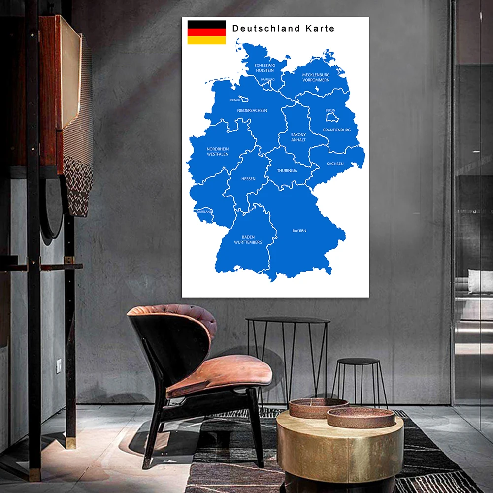 100*150 Cm 독일 정치지도 독일 대형 포스터 비 - Germany Home Decor 리뷰 및 가격