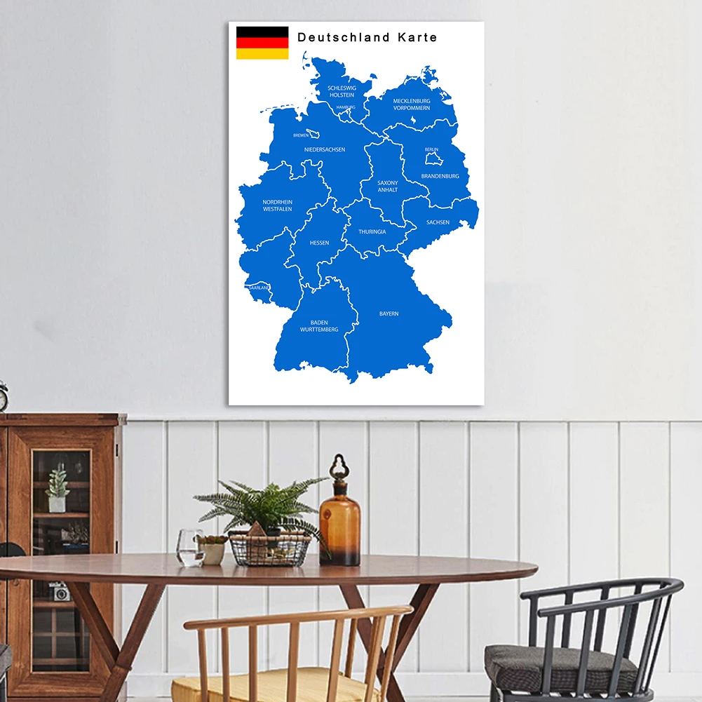 100*150 Cm 독일 정치지도 독일 대형 포스터 비 - Germany Home Decor 리뷰 및 가격
