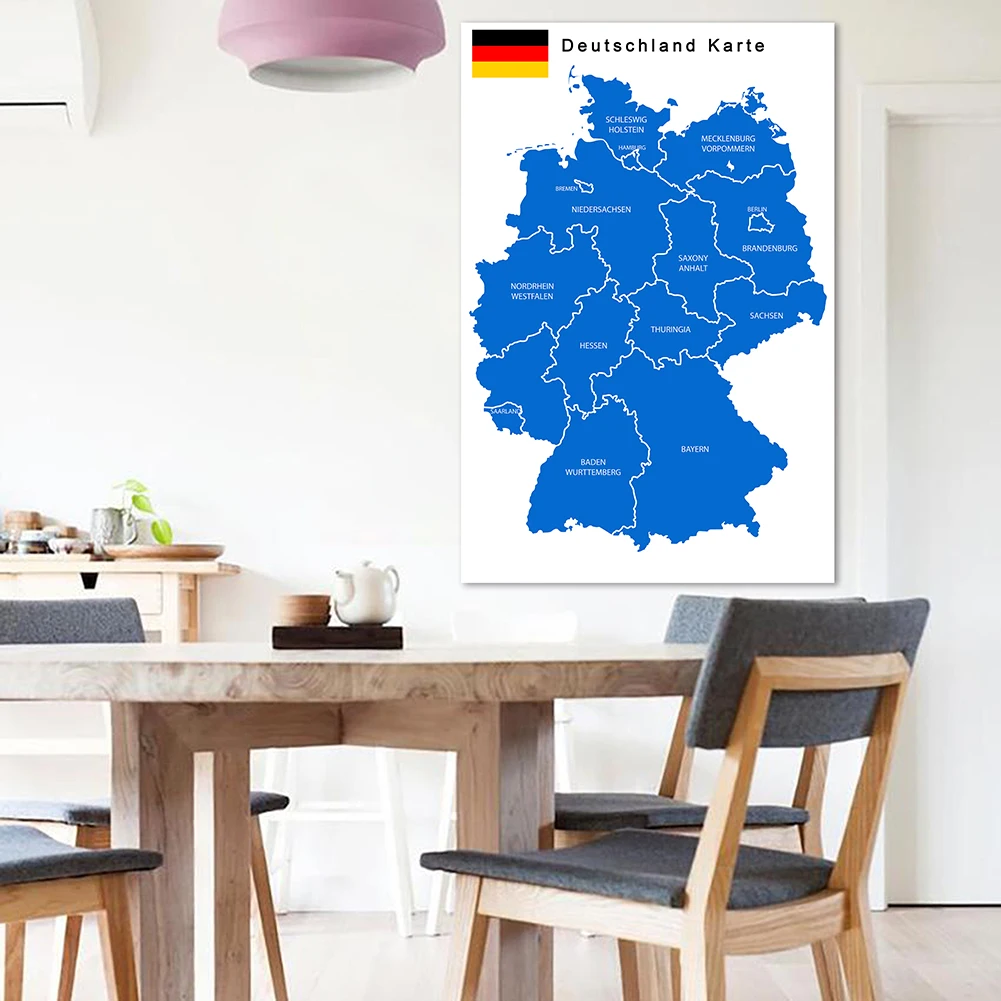 100*150 Cm 독일 정치지도 독일 대형 포스터 비 - Germany Home Decor 리뷰 및 가격