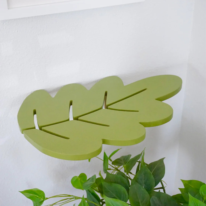 1PCS 나무 선반 단풍 다채로운 부동 벽 선반 잎 디 - Floating Shelves 리뷰 및 가격