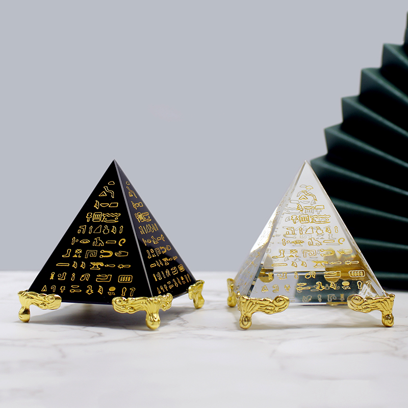이집트 크리스탈 흑요석 피라미드 모델, 자연 에너지 치 - Home Decor Egypt 리뷰 및 가격