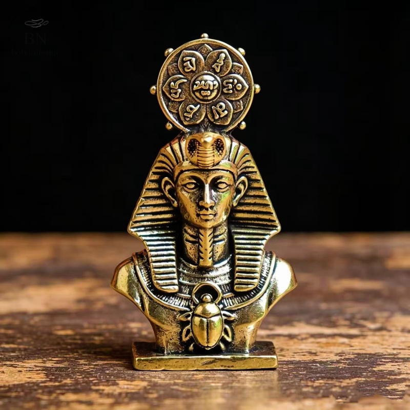 황동 빈티지 미라 고대 이집트 파라오 태양신 피규어 미 - Home Decor Egypt 리뷰 및 가격