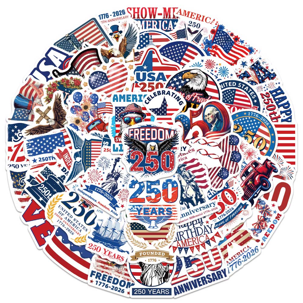 50PCS 미국 애국 기념일 스티커 축제 파티 앨범 벽 - Home Decor Usa 리뷰 및 가격