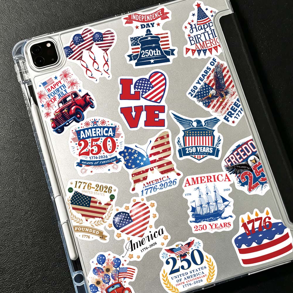 50PCS 미국 애국 기념일 스티커 축제 파티 앨범 벽 - Home Decor Usa 리뷰 및 가격