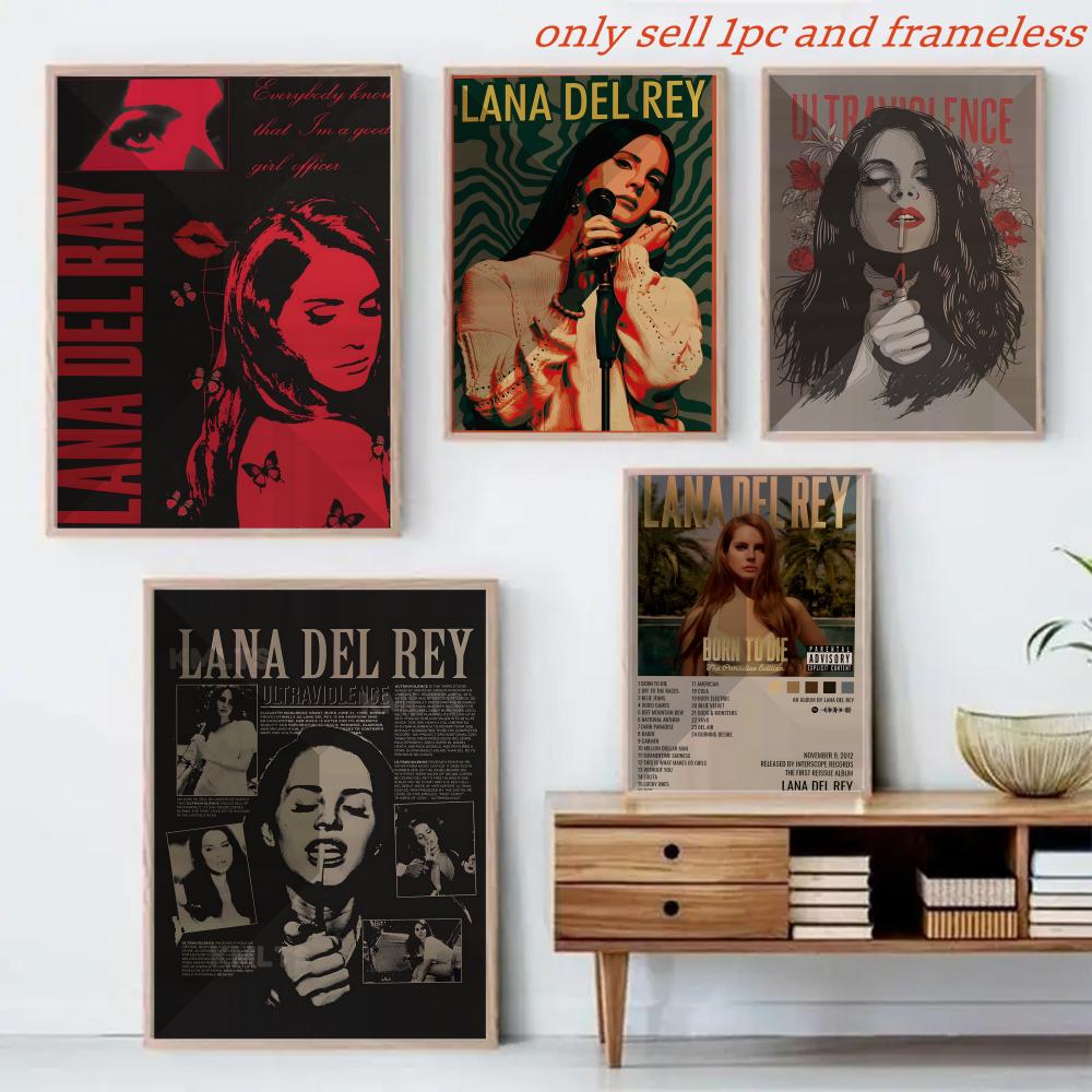 미국 유명 가수 L-Lana Del Rey 포스터 HD - Home Decor Usa 리뷰 및 가격