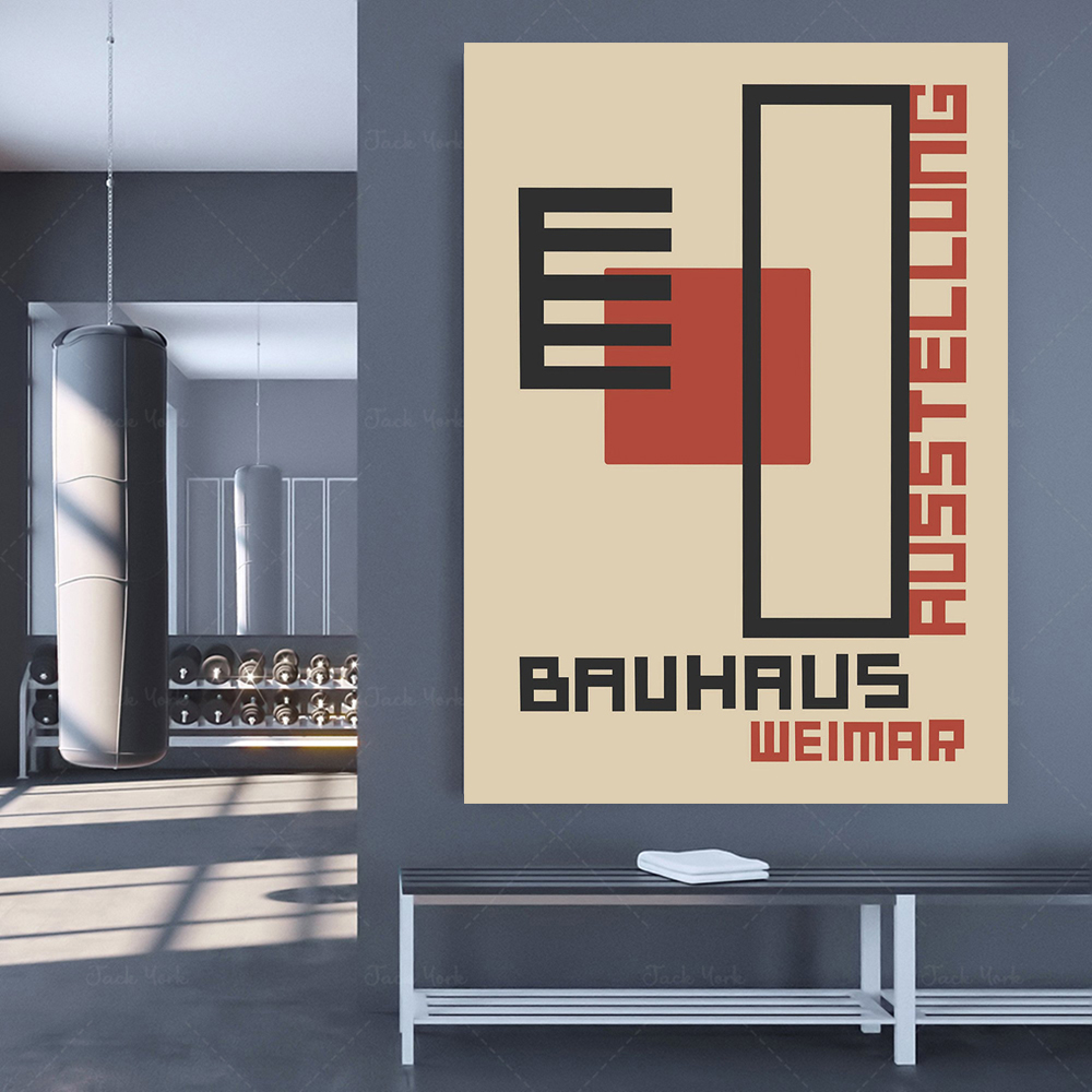 Bauhaus Ausstellung 캔버스 프린트 포스 - Home Decor Expo 리뷰 및 가격