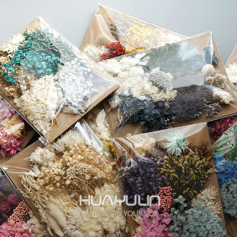 1 팩 인공 식물 말린 진짜 꽃 보존 재료 에폭시 수지 - Dried Flower Bouquet 리뷰 및 가격