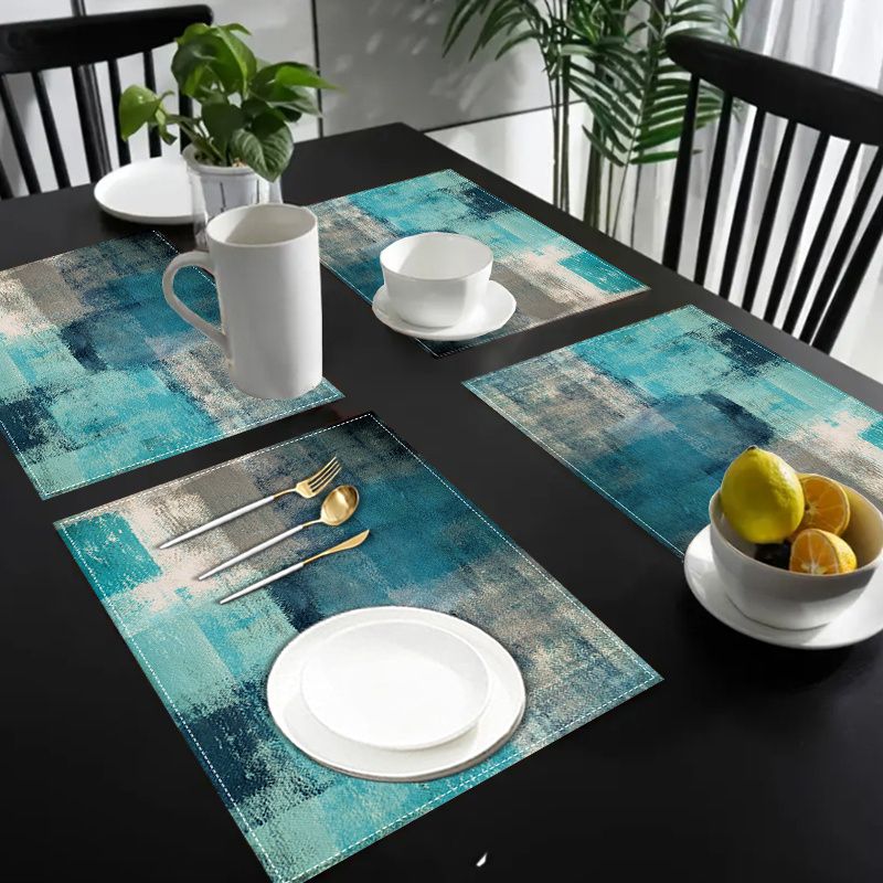 VIKAMA Morandi 추상 잉크 테이블 러너 플레 - Linen Table Runner 리뷰 및 가격