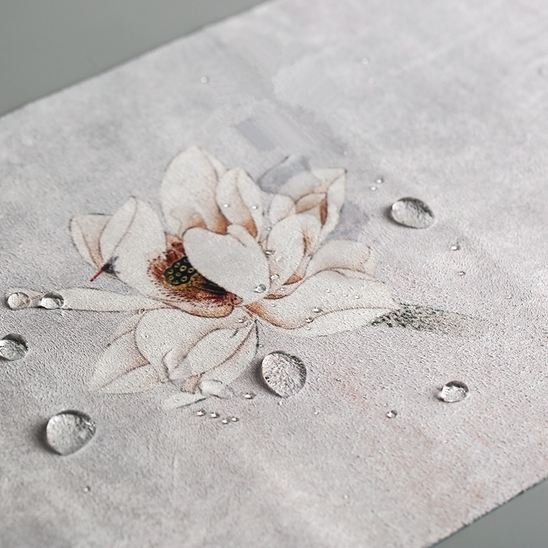 면 린넨 공예 테이블 러너 중국풍 투명 연꽃 무늬 스웨 - Linen Table Runner 리뷰 및 가격