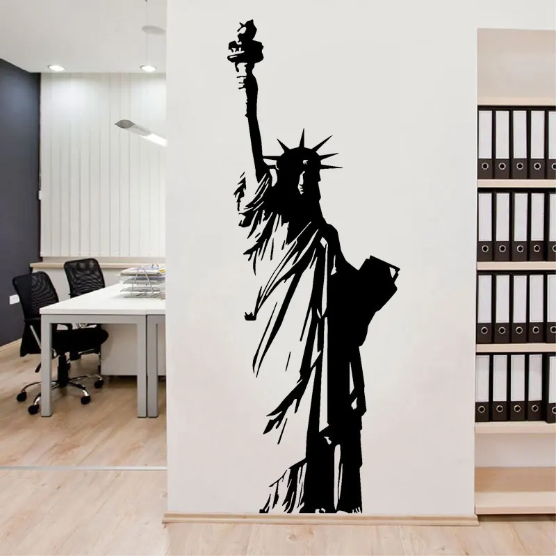 대형 비닐 벽 데칼 뉴욕 자유의 여신상, 미국 자유 예 - Home Decor Usa 리뷰 및 가격