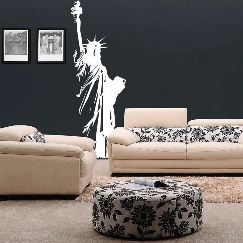 대형 비닐 벽 데칼 뉴욕 자유의 여신상, 미국 자유 예 - Home Decor Usa 리뷰 및 가격