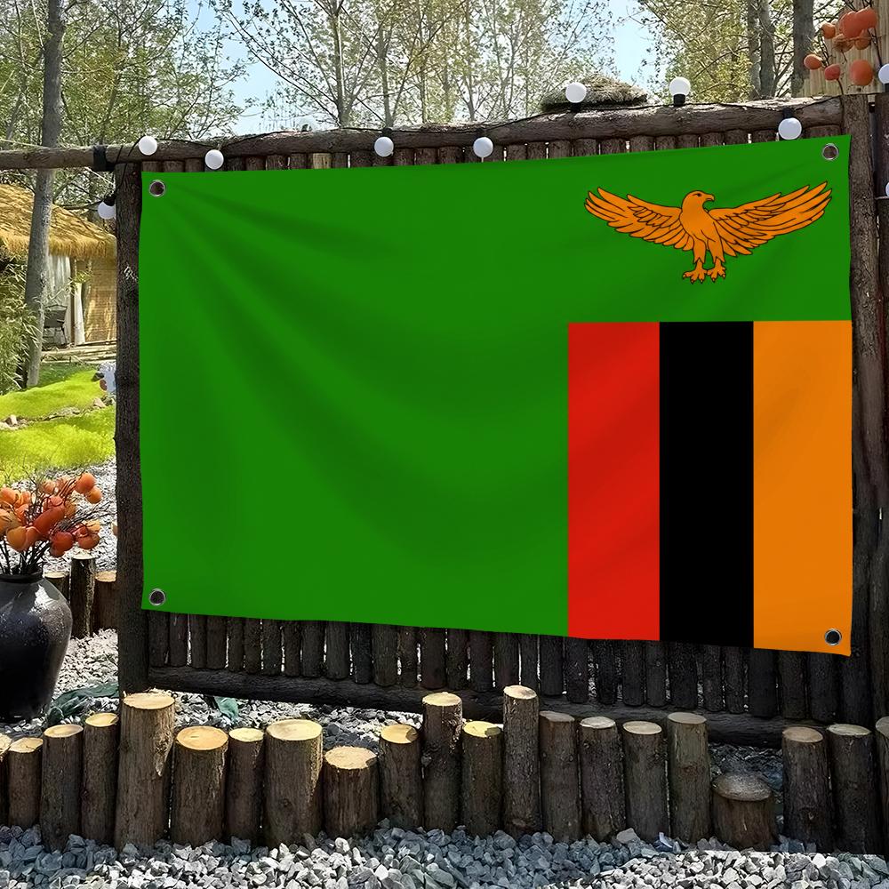 잠비아 사용자 정의 깃발 벽걸이 태피스트리 배너 장식  - Home Decor Zambia 리뷰 및 가격