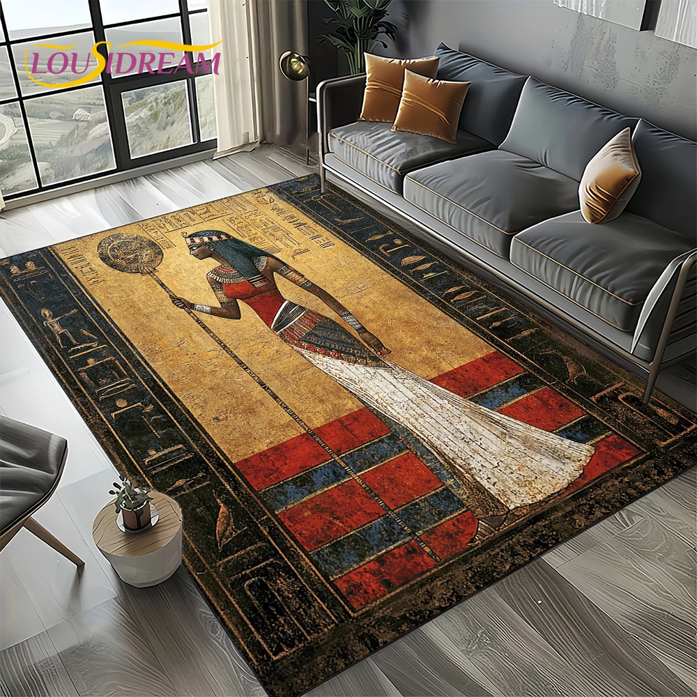 2025 고대 이집트 상형 문자 신화 벽화 카펫 깔개  - Home Decor Egypt 리뷰 및 가격