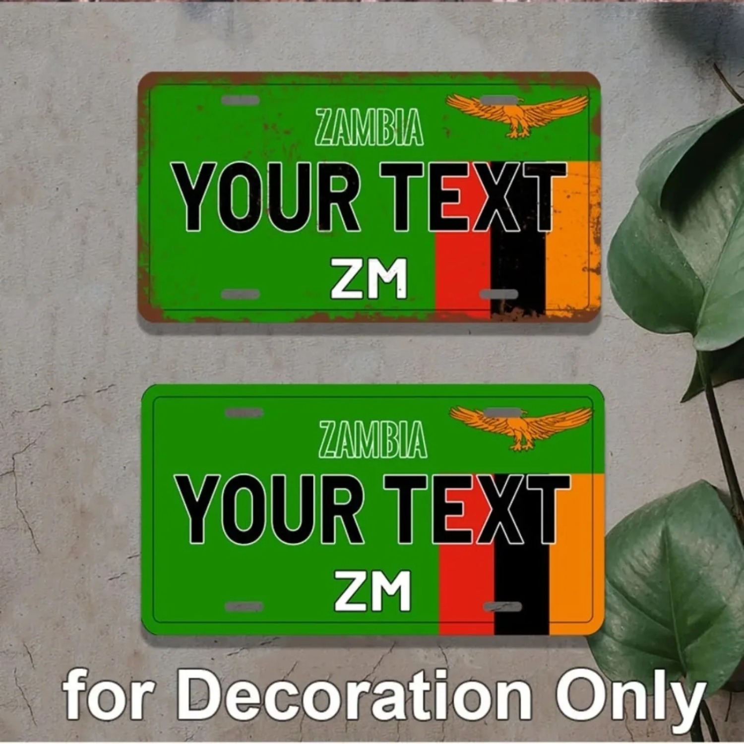 맞춤형 개인화 잠비아 알루미늄 간판 빈티지 벽 장식 ( - Home Decor Zambia 리뷰 및 가격