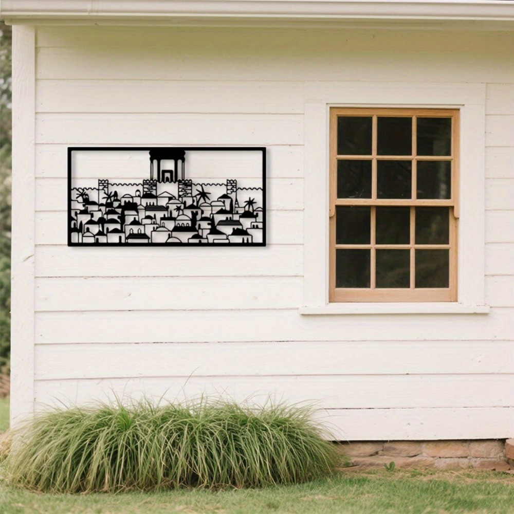 CIFBUY 금속 벽 예술 예루살렘 벽화 동상 유대 문 - Home Decor Wall Art 리뷰 및 가격